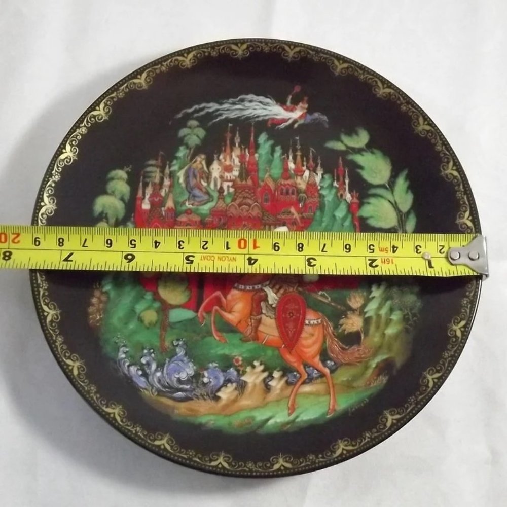 Russian Legends Ludmila, Bradford Exchange Porcelain Art Décor Plate, 1988 - Picture 4 of 9
